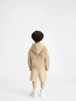 Sale Jacquemus Het Camargue sweatshirt met rits voor kinderen DarkBeige