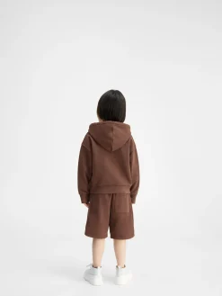 Discount Jacquemus Het Camargue sweatshirt met rits voor kinderen DarkBrown