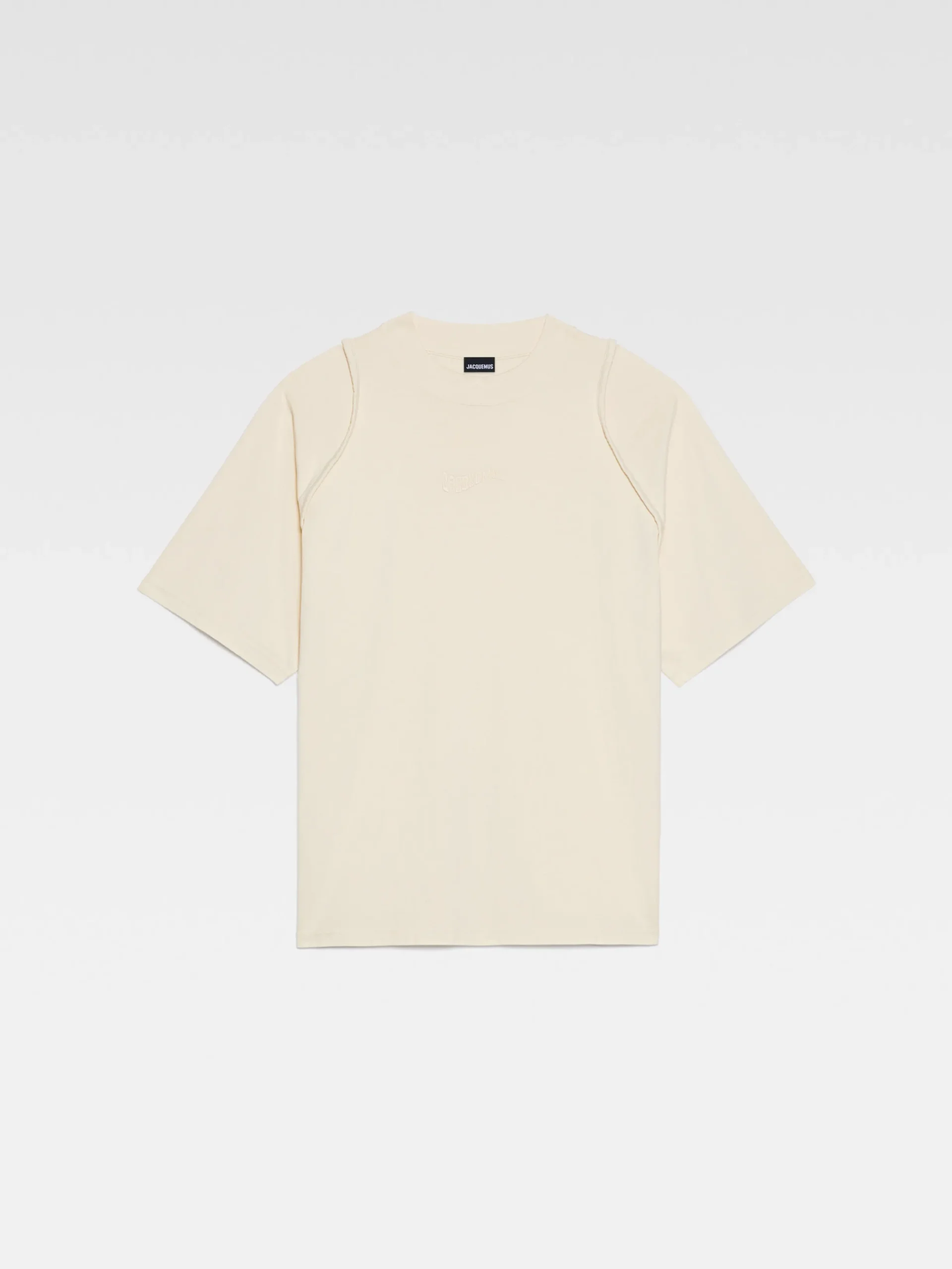 Fashion Jacquemus Het Camargue T-shirt LightBeige