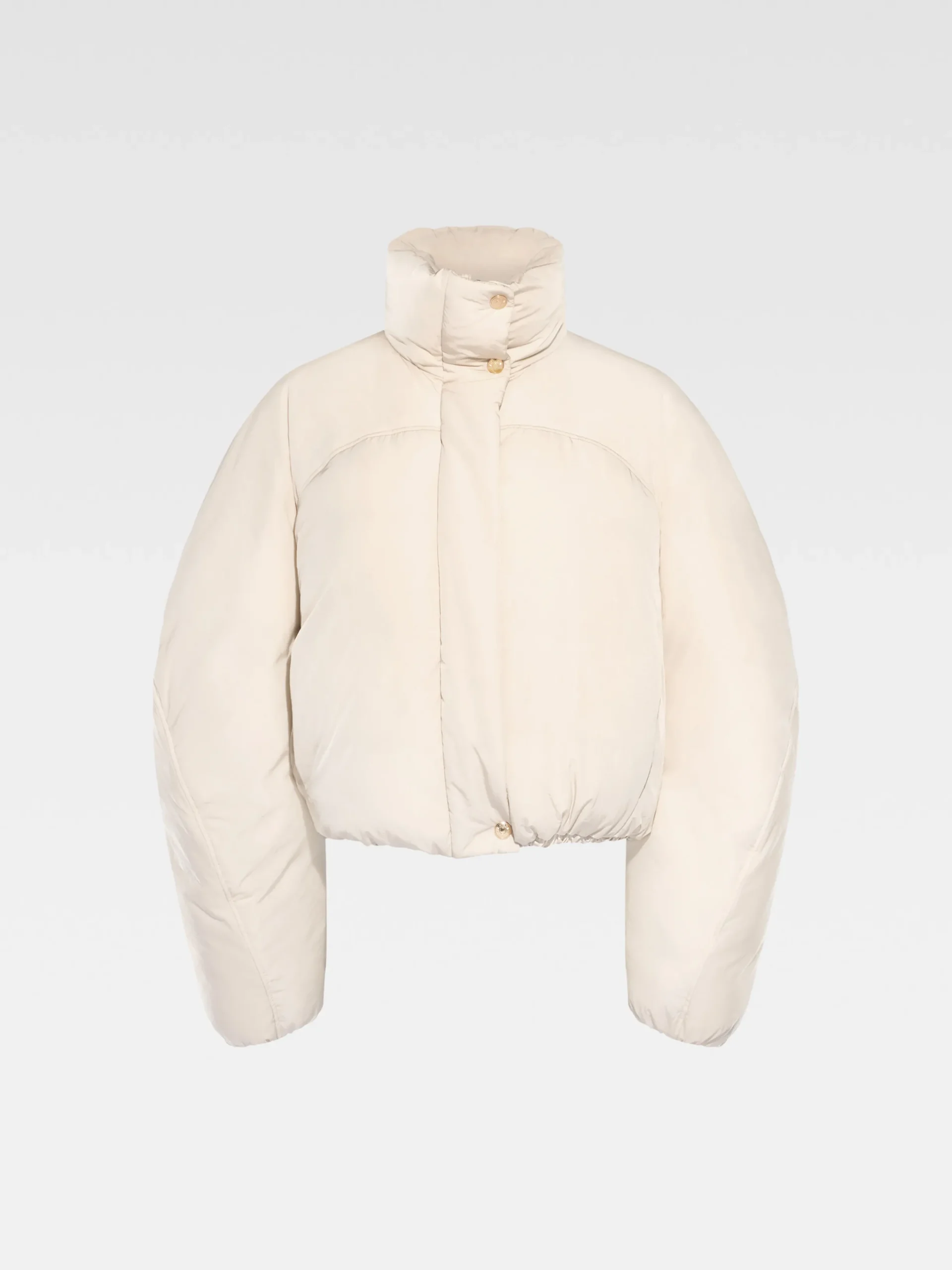 Best Jacquemus Het Caraco cropped gewatteerde jasje Off-White