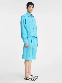 Hot Jacquemus Het Corto shirt Turquoise