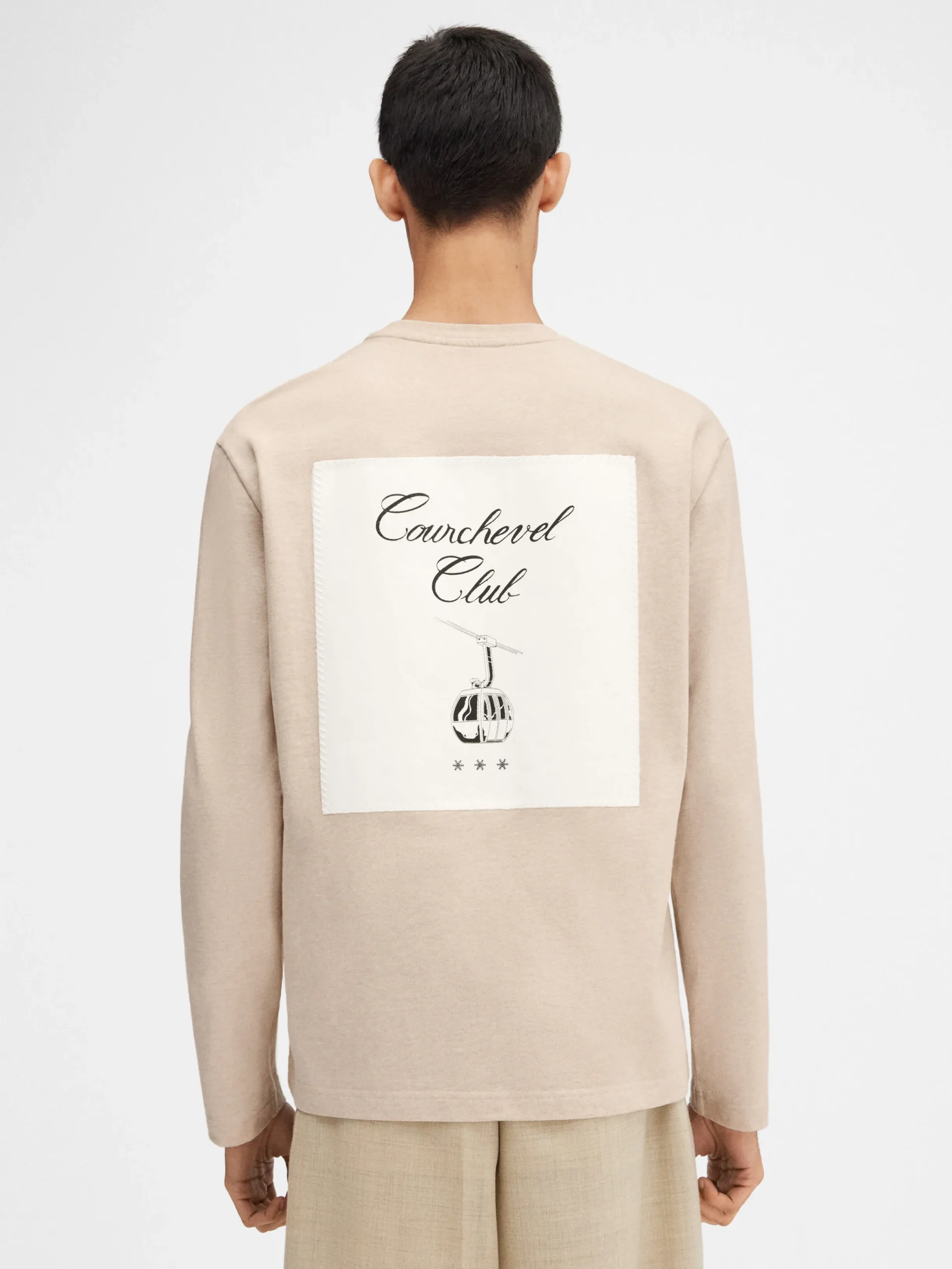 Discount Jacquemus Het Courchevel T-shirt CourchevelAdressWhite