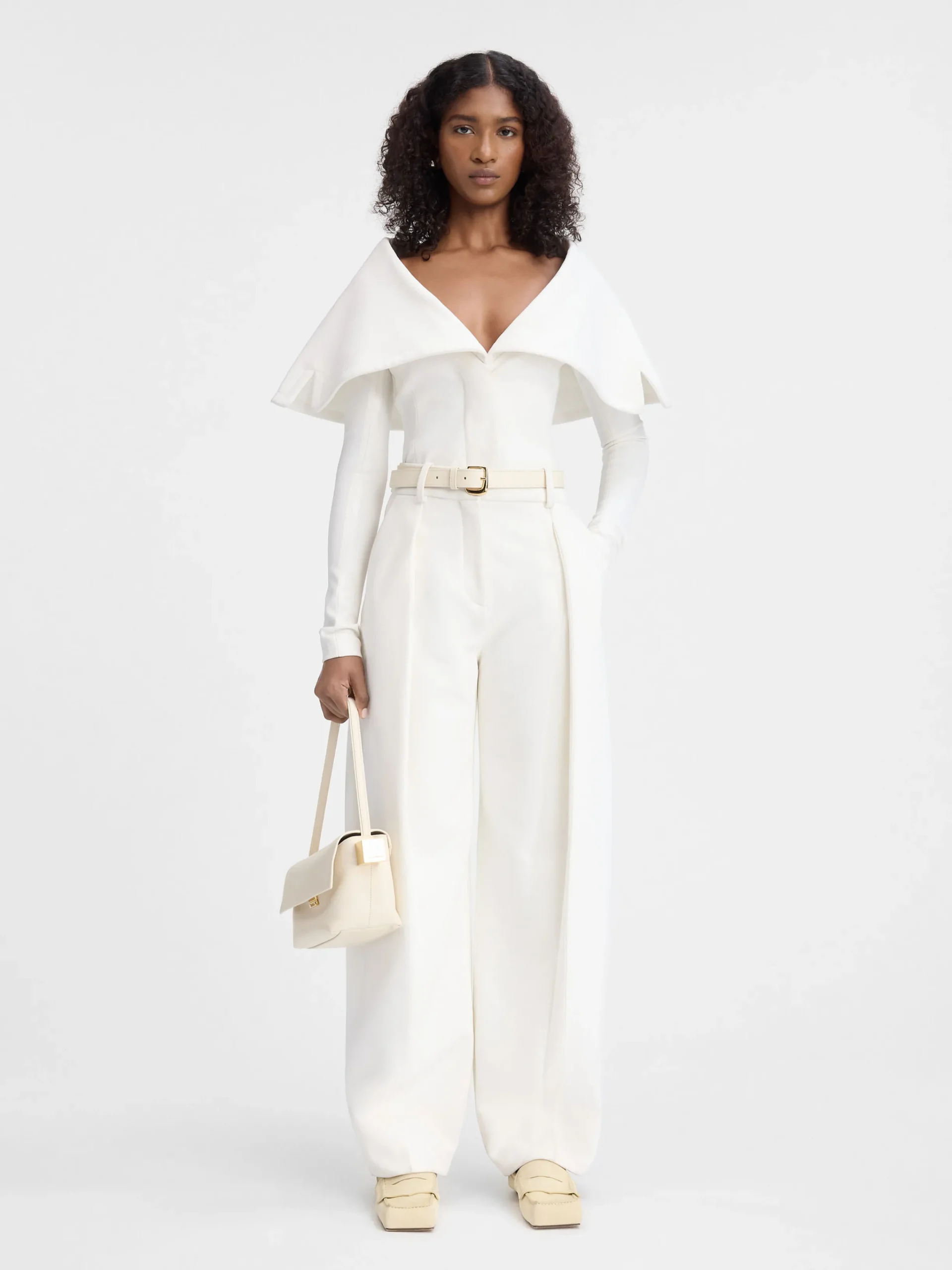 Best Jacquemus Het Cuadrada jasje White
