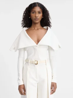 Best Jacquemus Het Cuadrada jasje White