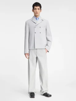 Discount Jacquemus Het Cuadrada jasje LightGrey