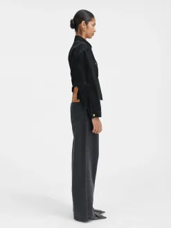 Hot Jacquemus Het de-N&icirc;mes denim jack Black