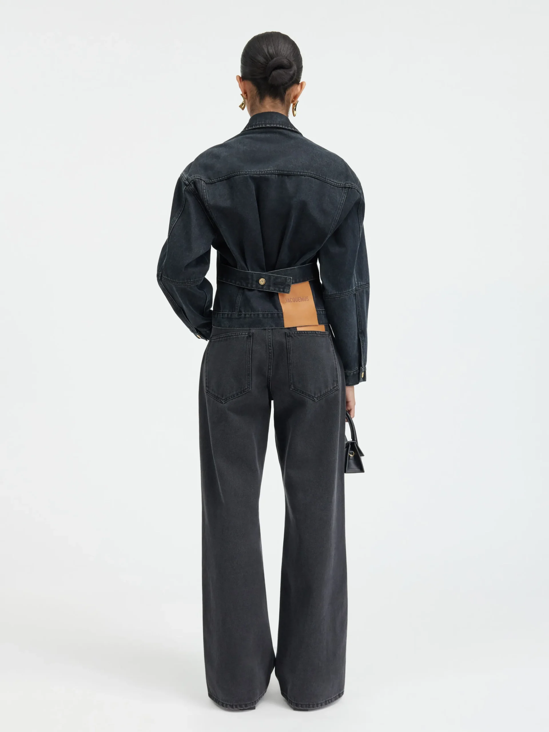 Hot Jacquemus Het de-Nîmes denim jack Black