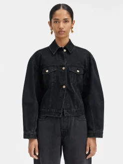 Hot Jacquemus Het de-Nîmes denim jack Black