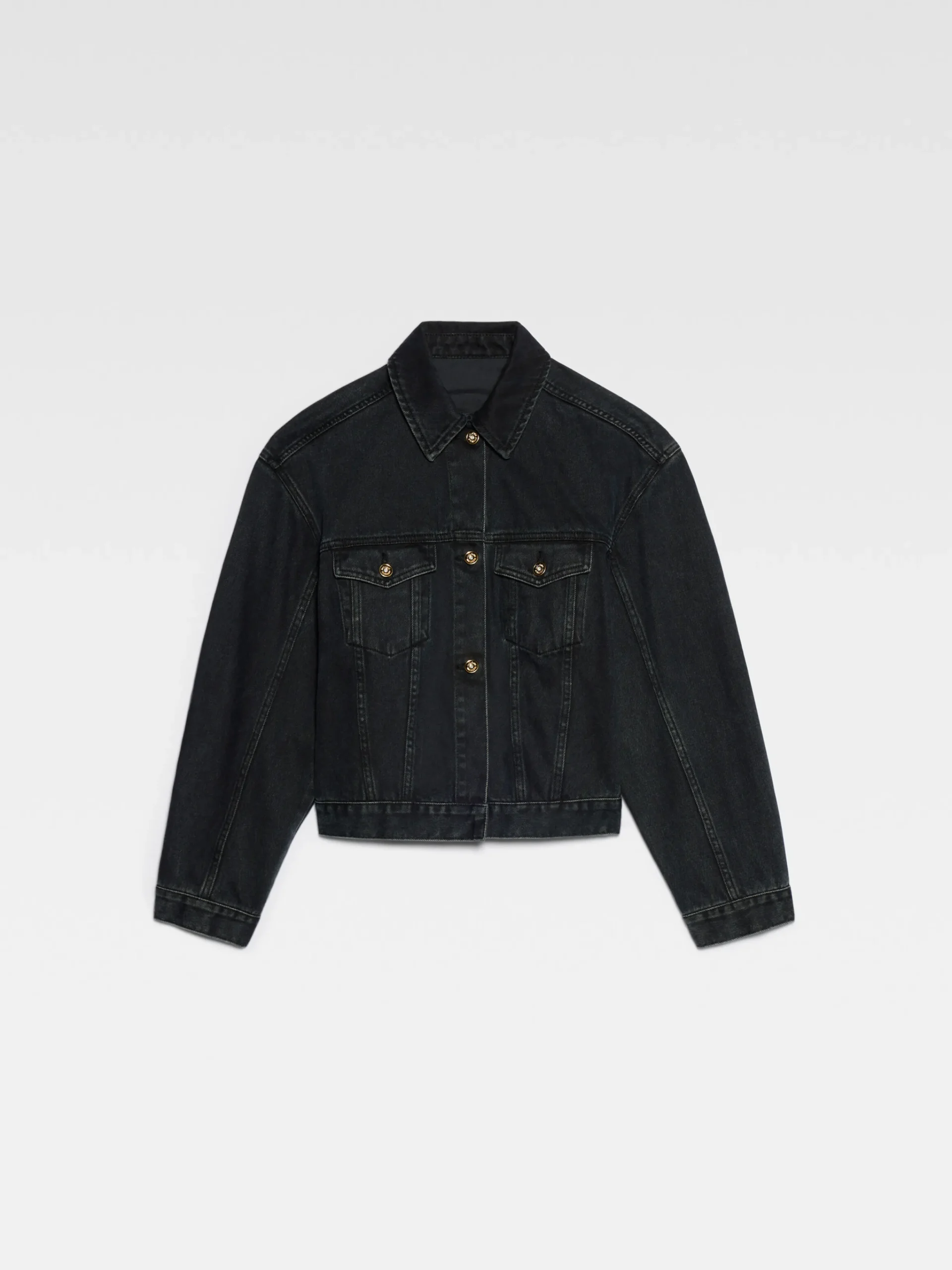 Hot Jacquemus Het de-Nîmes denim jack Black