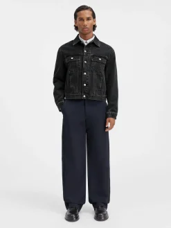 Outlet Jacquemus Het de-Nîmes denim jack Black