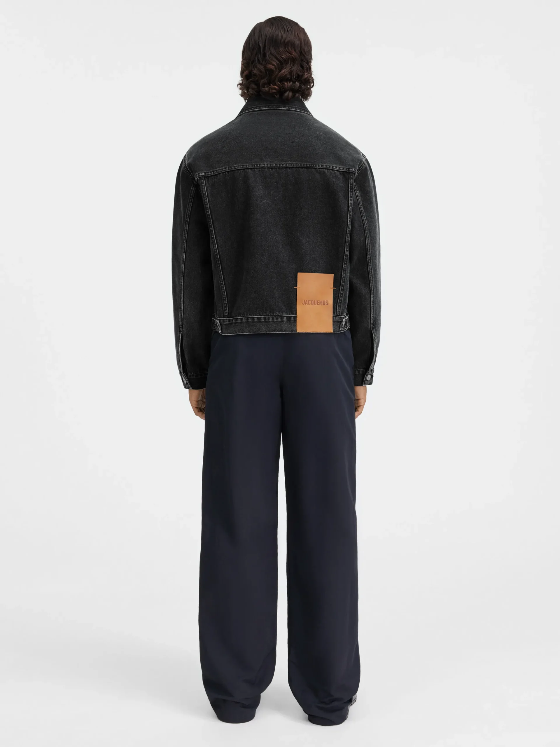 Outlet Jacquemus Het de-Nîmes denim jack Black