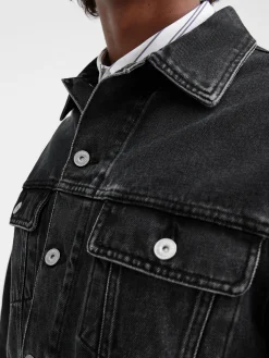 Outlet Jacquemus Het de-Nîmes denim jack Black