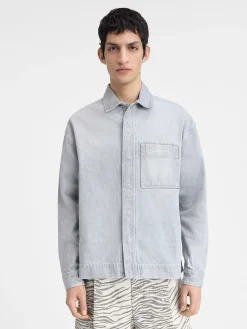 Online Jacquemus Het de-Nîmes denim shirt