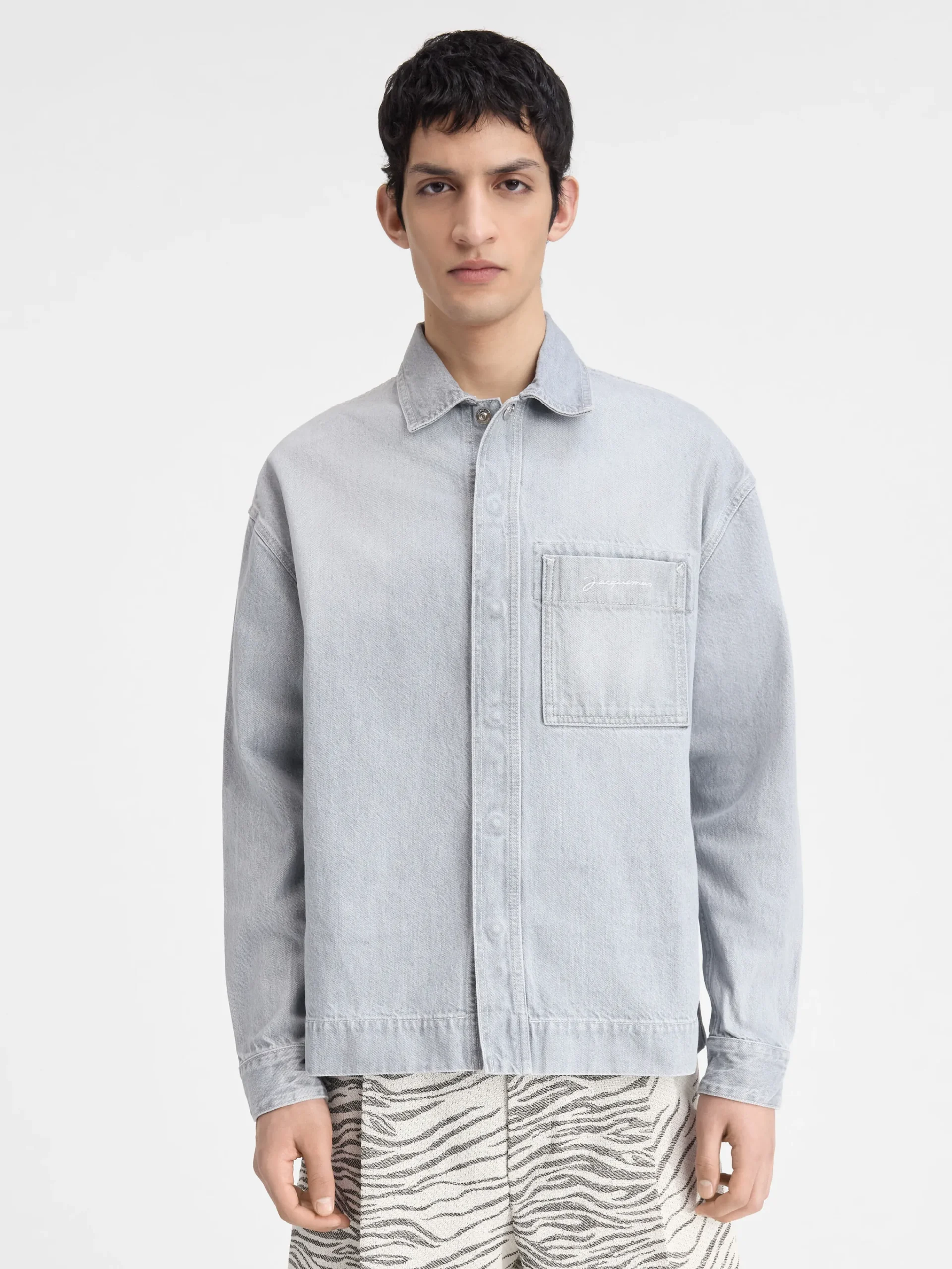 Online Jacquemus Het de-Nîmes denim shirt