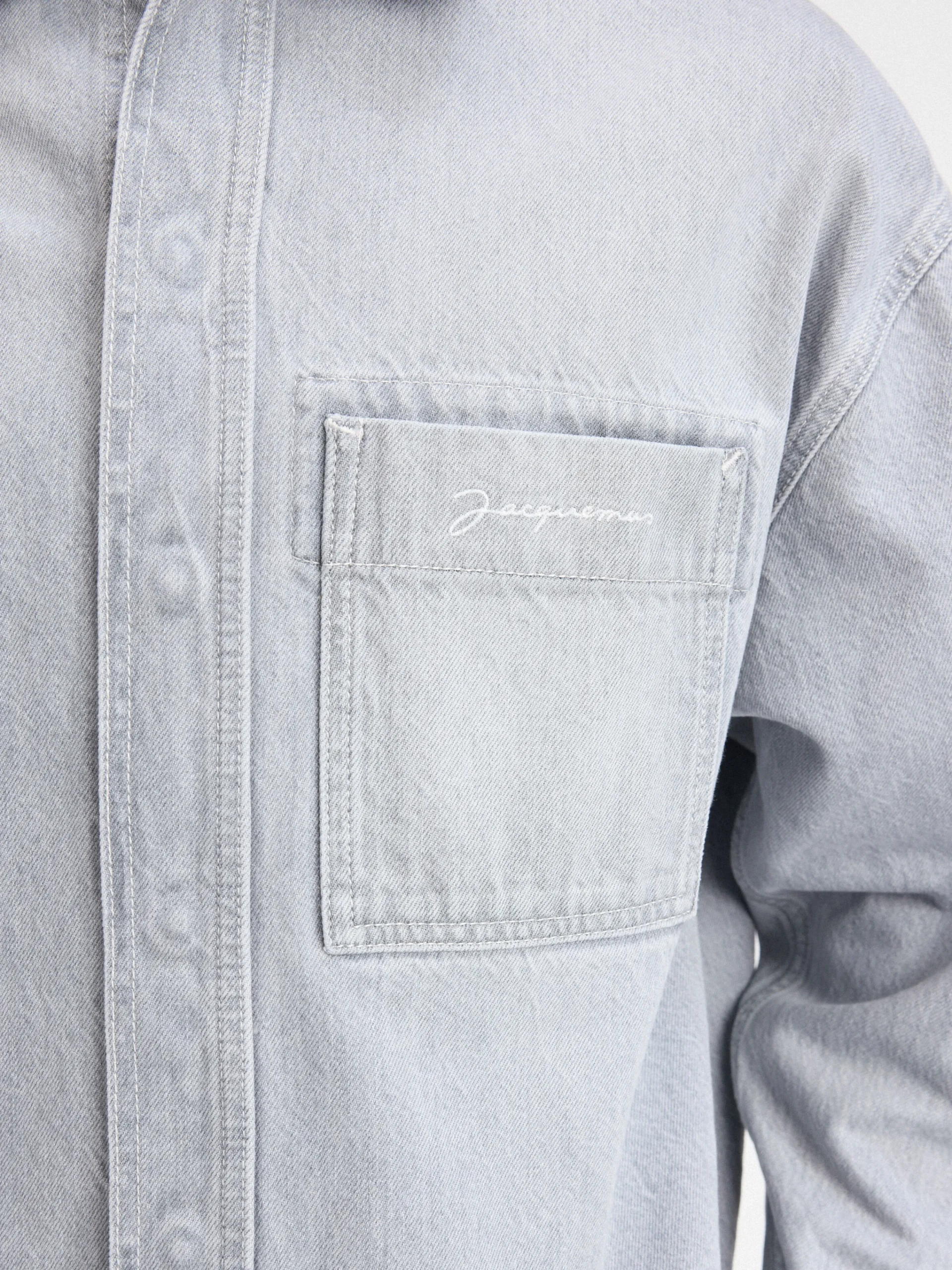 Online Jacquemus Het de-Nîmes denim shirt