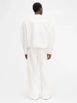Clearance Jacquemus Het de-N&icirc;mes Faro denim shirt Off-White