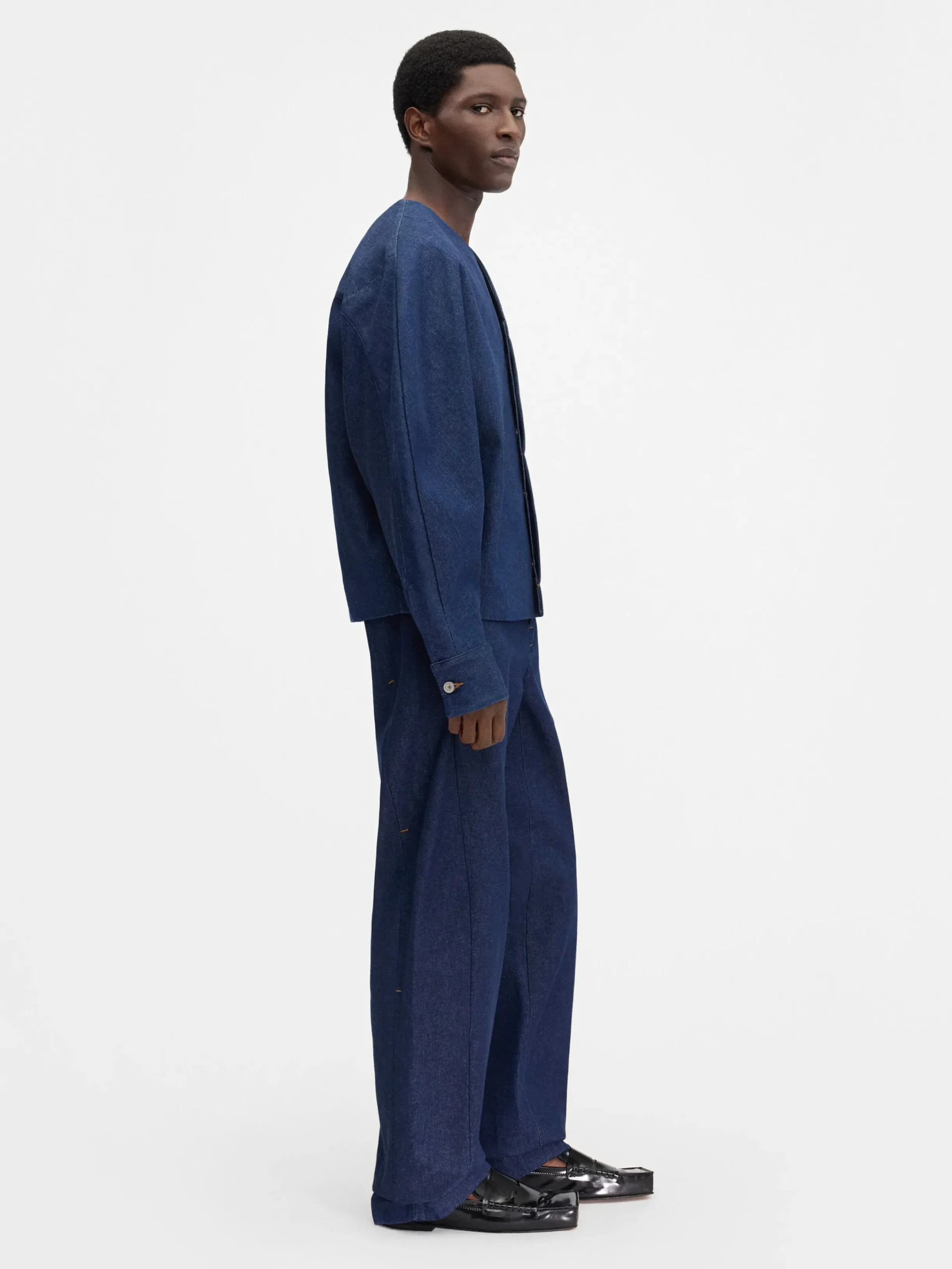 Best Jacquemus Het de-Nîmes Faro denim shirt Navy