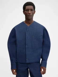 Best Jacquemus Het de-Nîmes Faro denim shirt Navy