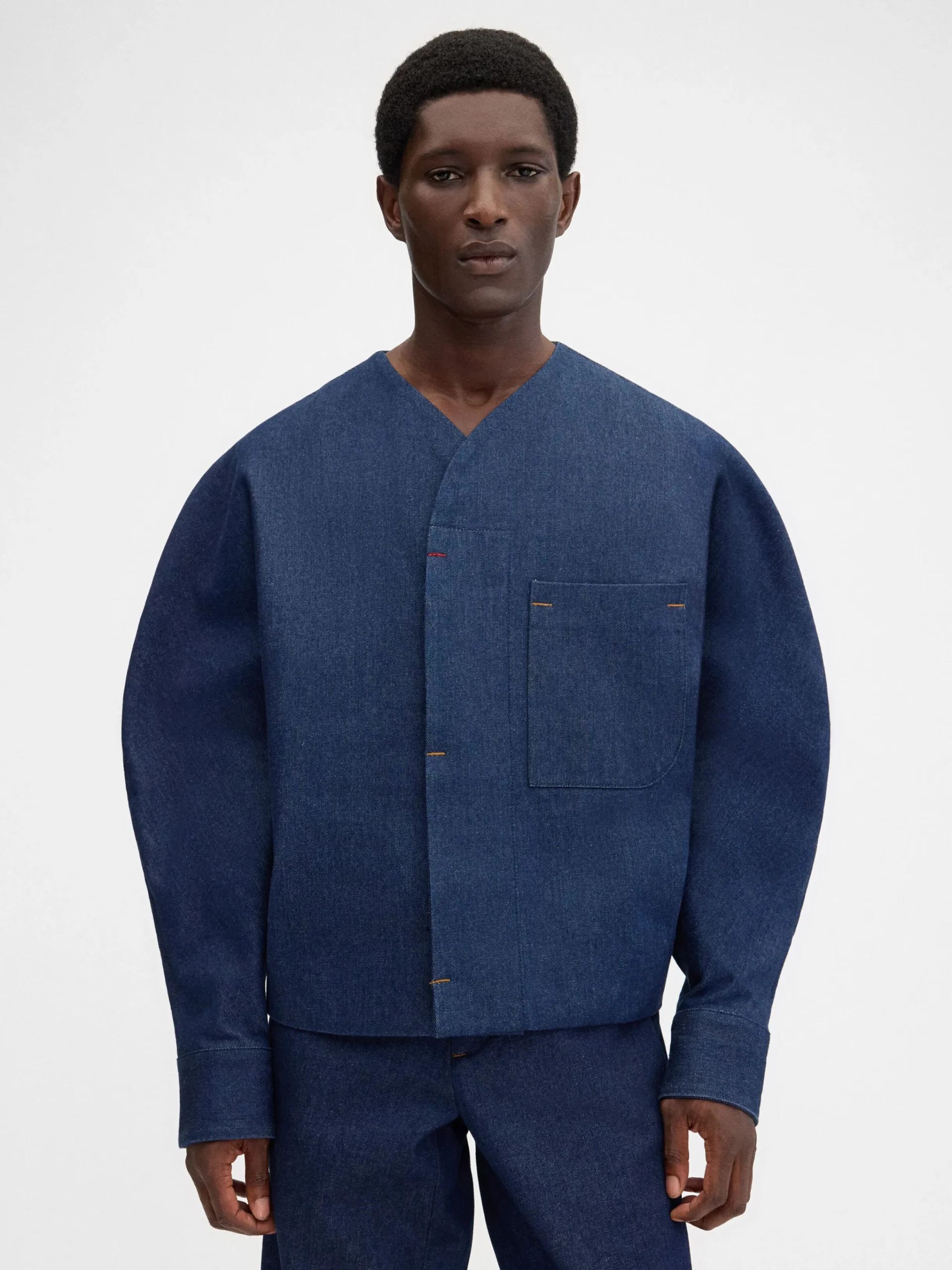 Best Jacquemus Het de-Nîmes Faro denim shirt Navy