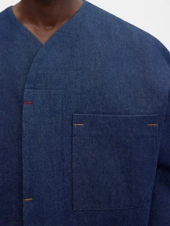 Best Jacquemus Het de-Nîmes Faro denim shirt Navy