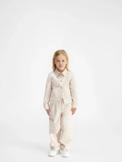 Online Jacquemus Het denim de-Nîmes jack voor kinderen Off-White