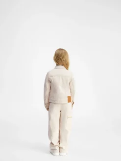 Online Jacquemus Het denim de-N&icirc;mes jack voor kinderen Off-White