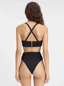 Outlet Jacquemus Het Drapeado bikinitopje Black