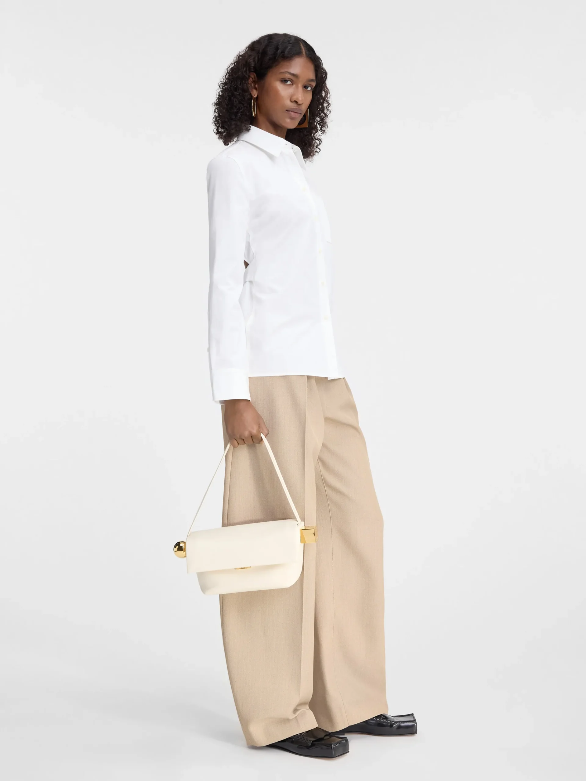 Clearance Jacquemus Het formele overhemd White