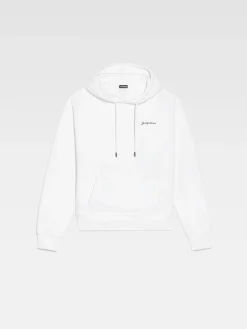 Discount Jacquemus Het geborduurde sweatshirt White
