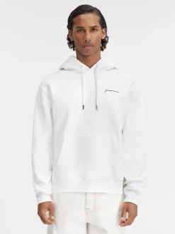 Discount Jacquemus Het geborduurde sweatshirt White