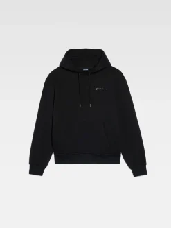 Outlet Jacquemus Het geborduurde sweatshirt Black