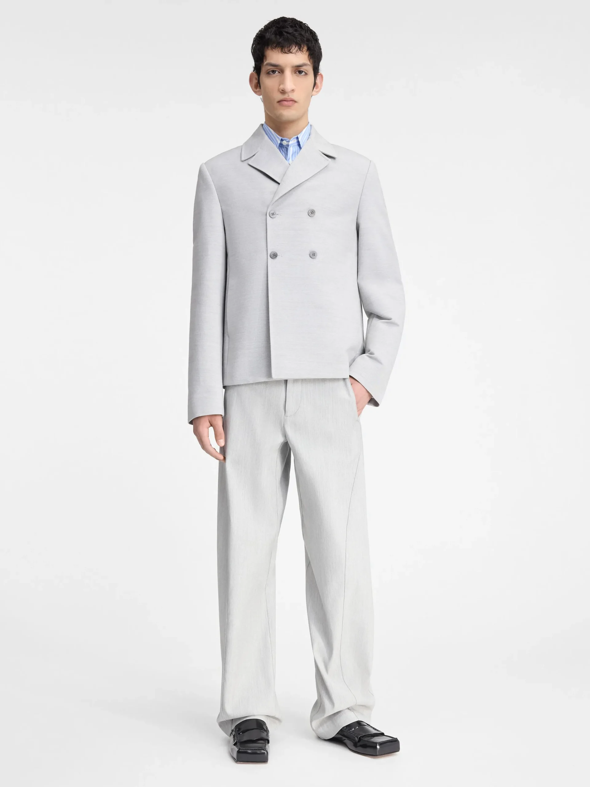 New Jacquemus Het Giacca jasje LightGrey