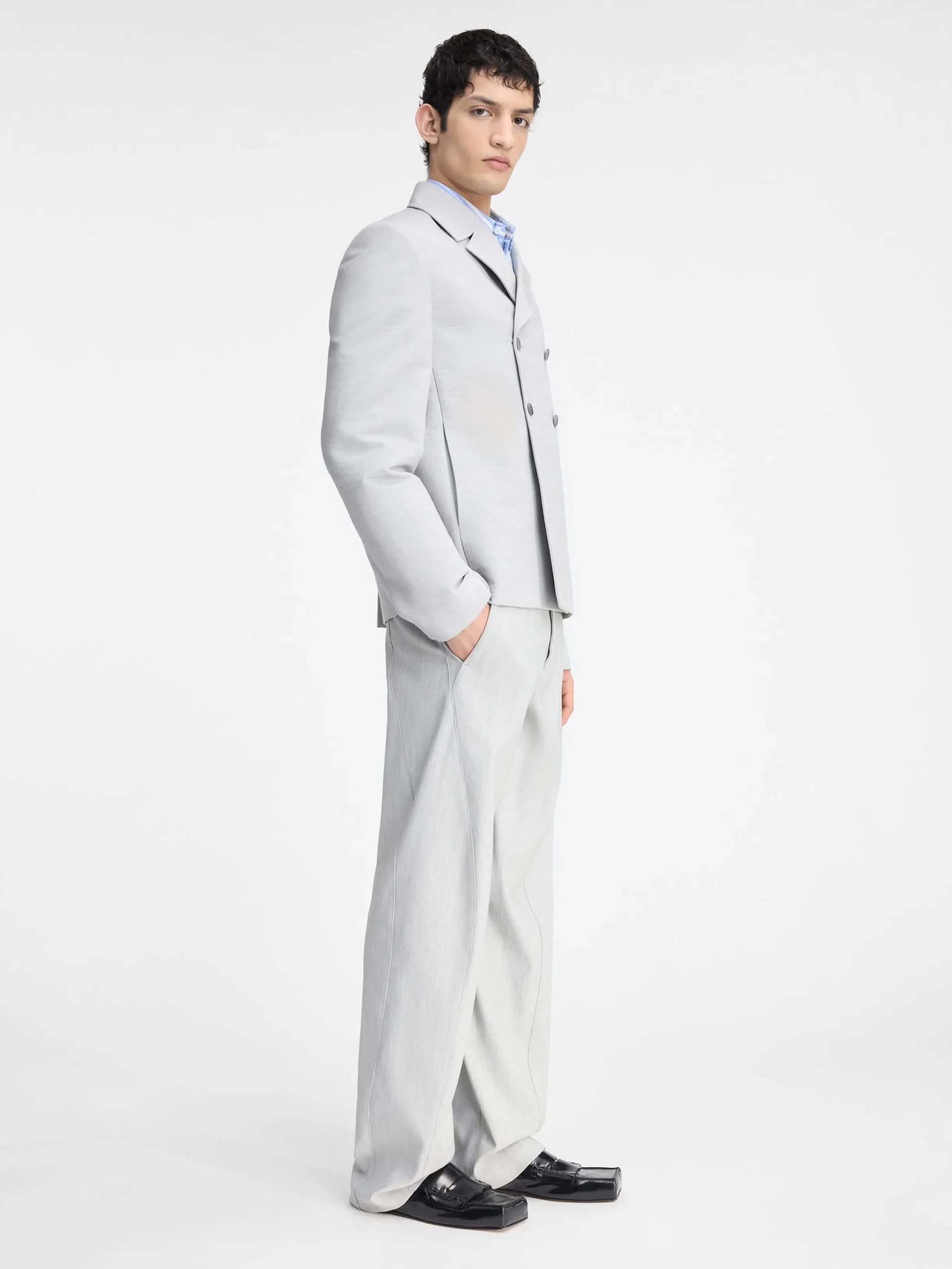 New Jacquemus Het Giacca jasje LightGrey