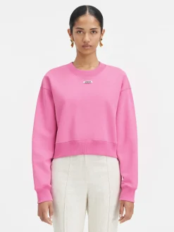 Fashion Jacquemus Het Gros Grain sweatshirt Pink