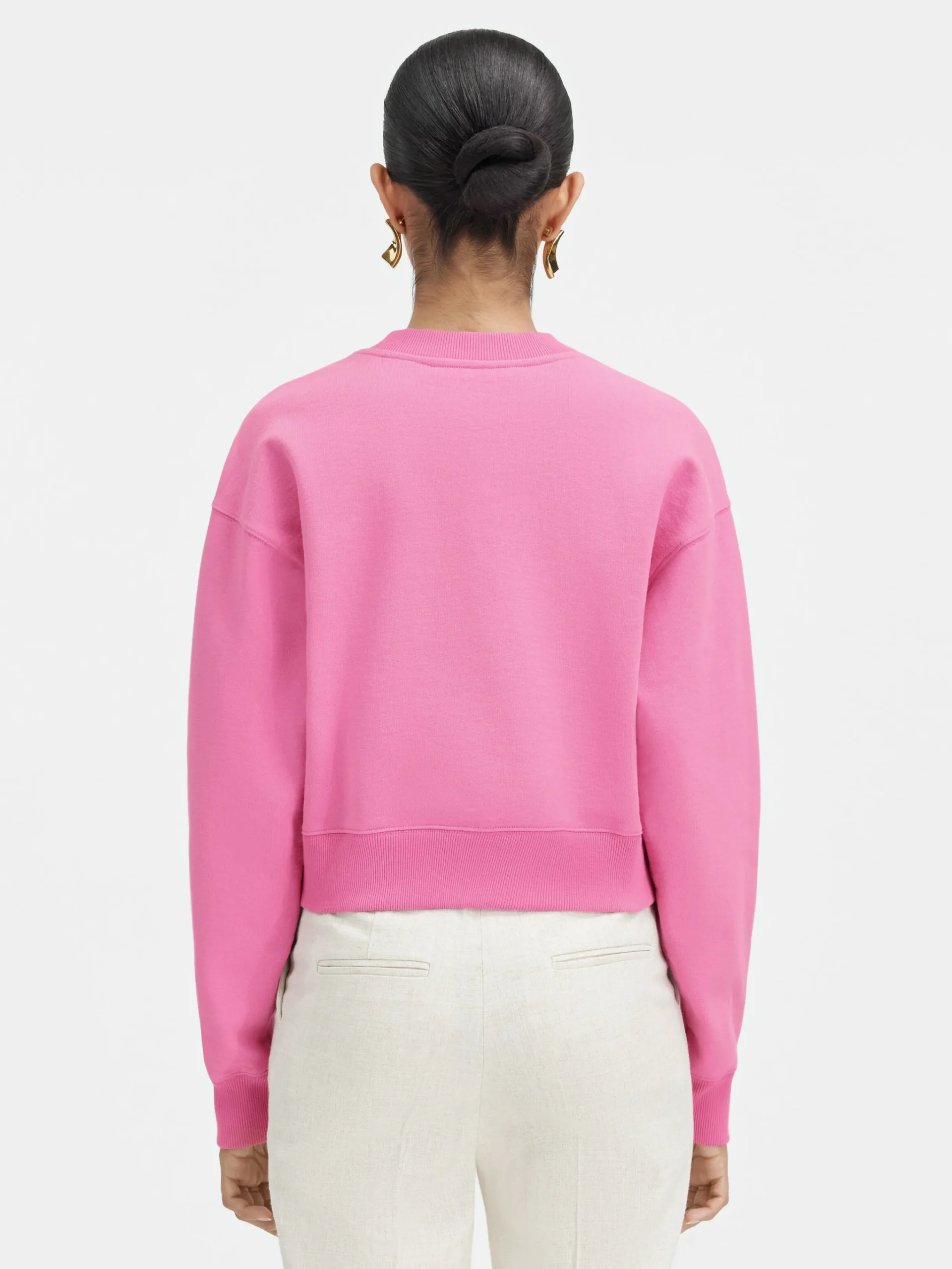 Fashion Jacquemus Het Gros Grain sweatshirt Pink