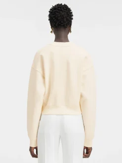 Outlet Jacquemus Het Gros Grain sweatshirt LightBeige