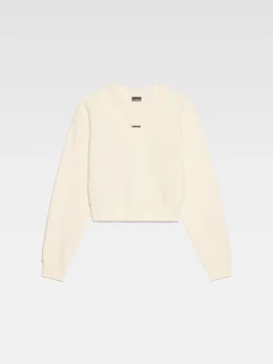 Outlet Jacquemus Het Gros Grain sweatshirt LightBeige