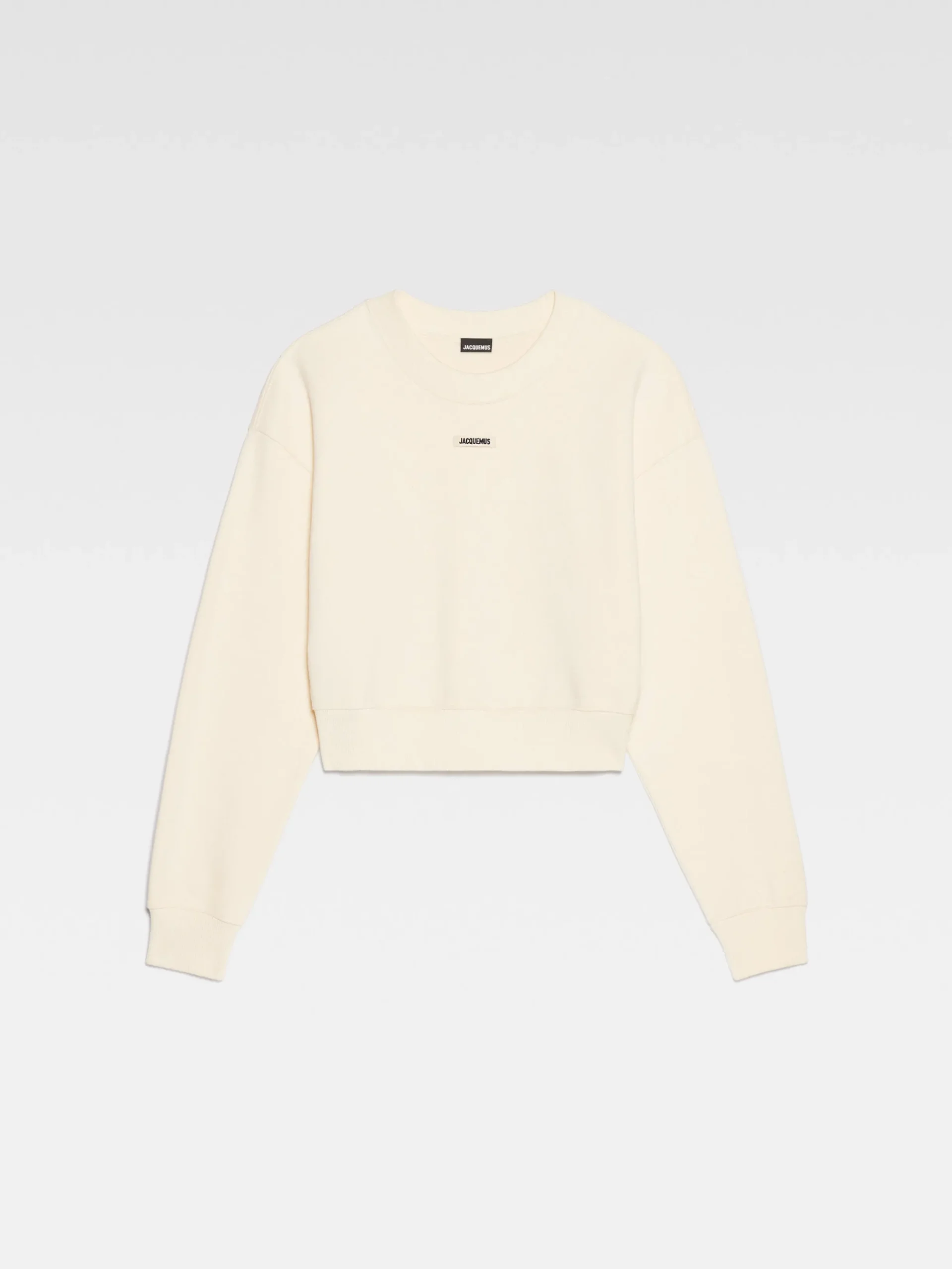 Outlet Jacquemus Het Gros Grain sweatshirt LightBeige