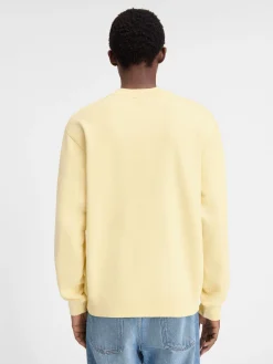 Hot Jacquemus Het Gros Grain sweatshirt LightYellow