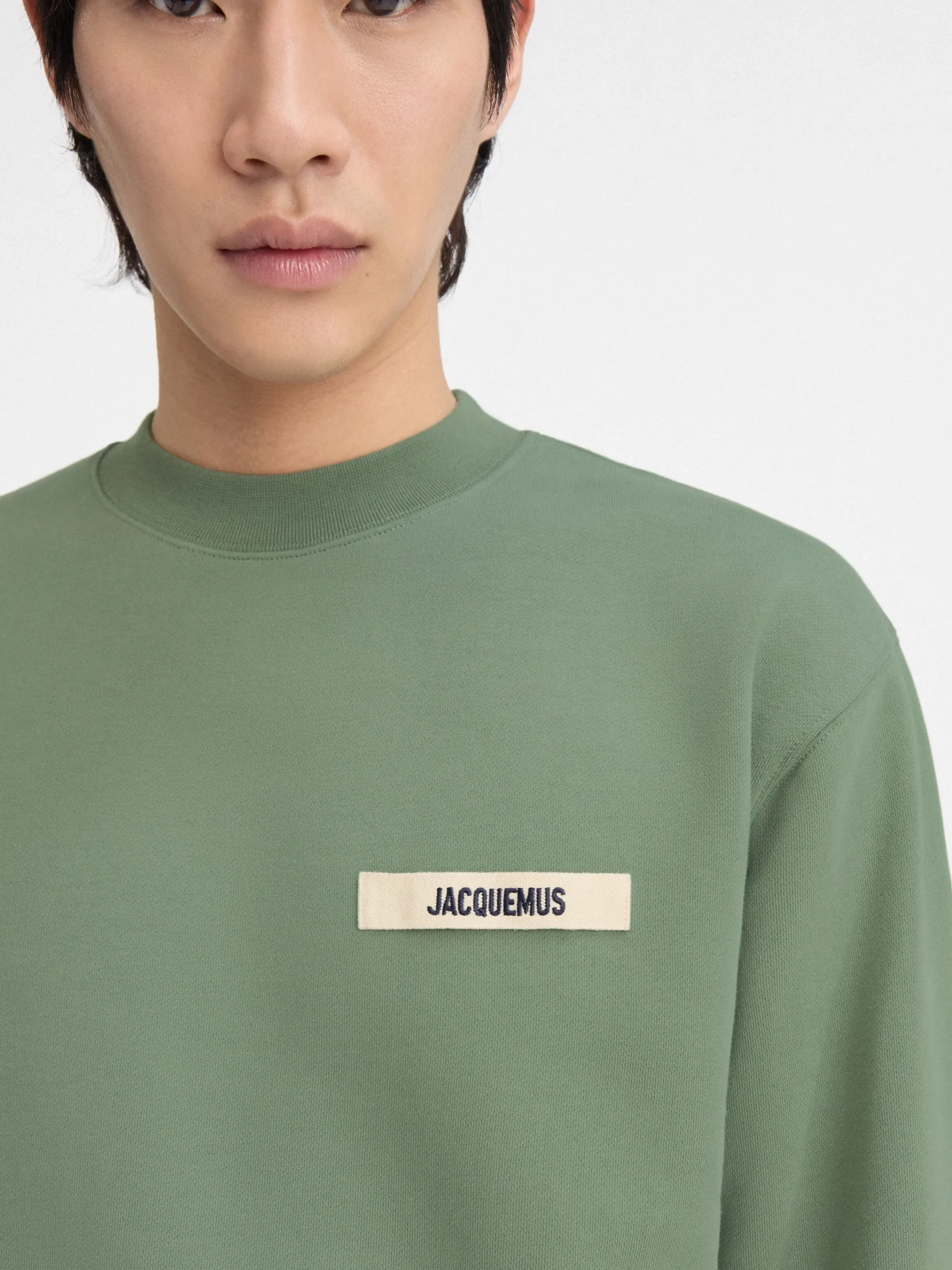 Outlet Jacquemus Het Gros Grain sweatshirt LightGreen
