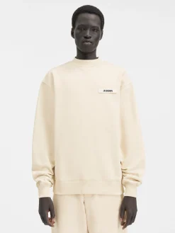 Outlet Jacquemus Het Gros Grain sweatshirt Beige