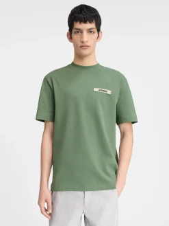 Online Jacquemus Het Gros Grain T-shirt LightGreen