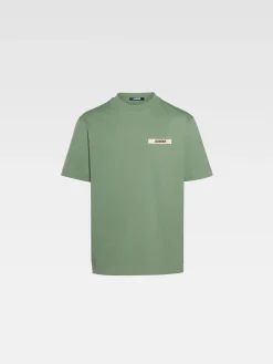 Online Jacquemus Het Gros Grain T-shirt LightGreen