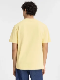 Clearance Jacquemus Het Gros Grain T-shirt LightYellow
