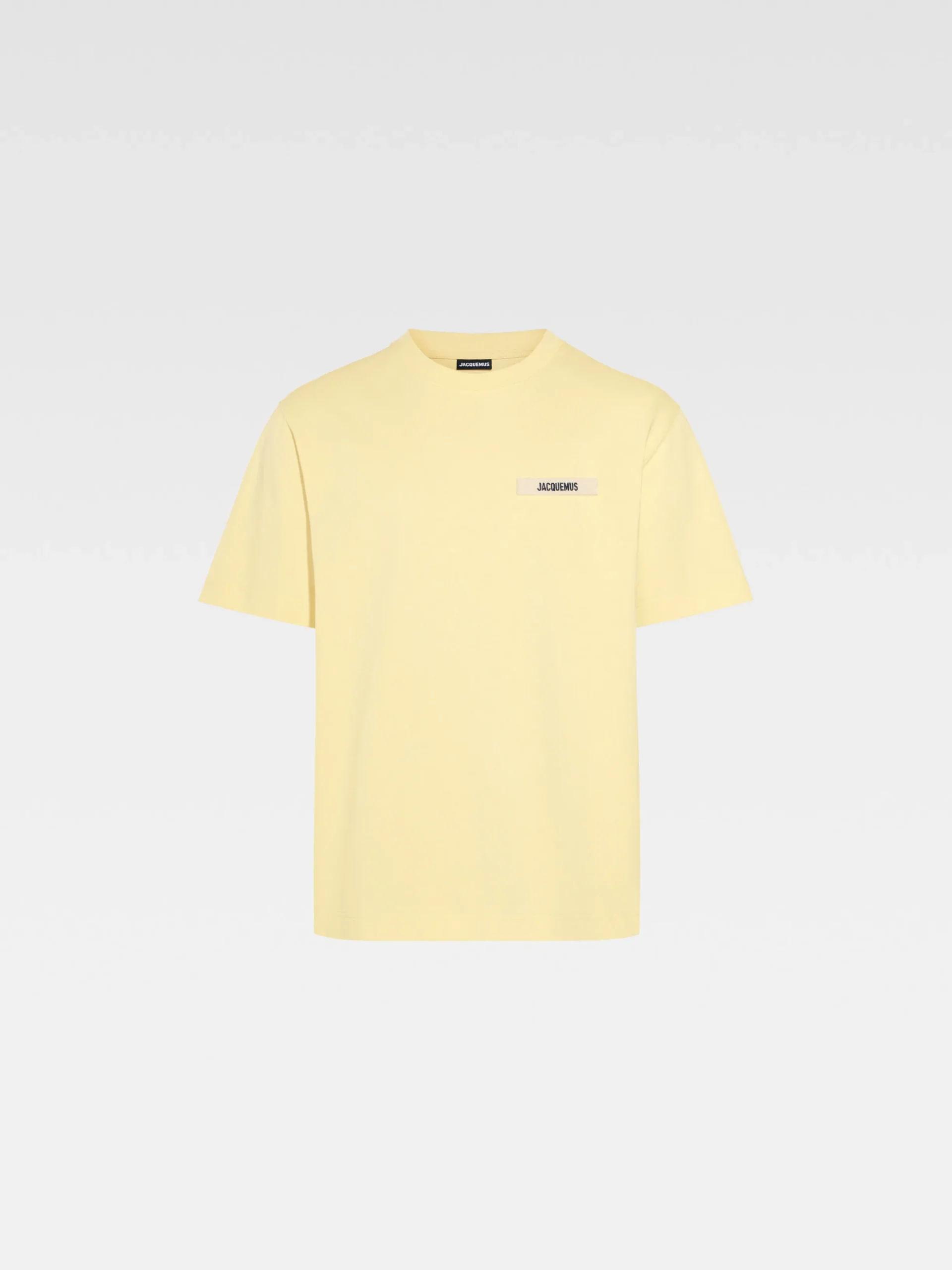 Clearance Jacquemus Het Gros Grain T-shirt LightYellow
