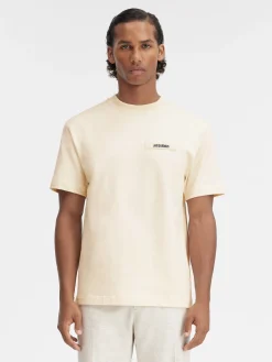 New Jacquemus Het Gros Grain T-shirt Beige