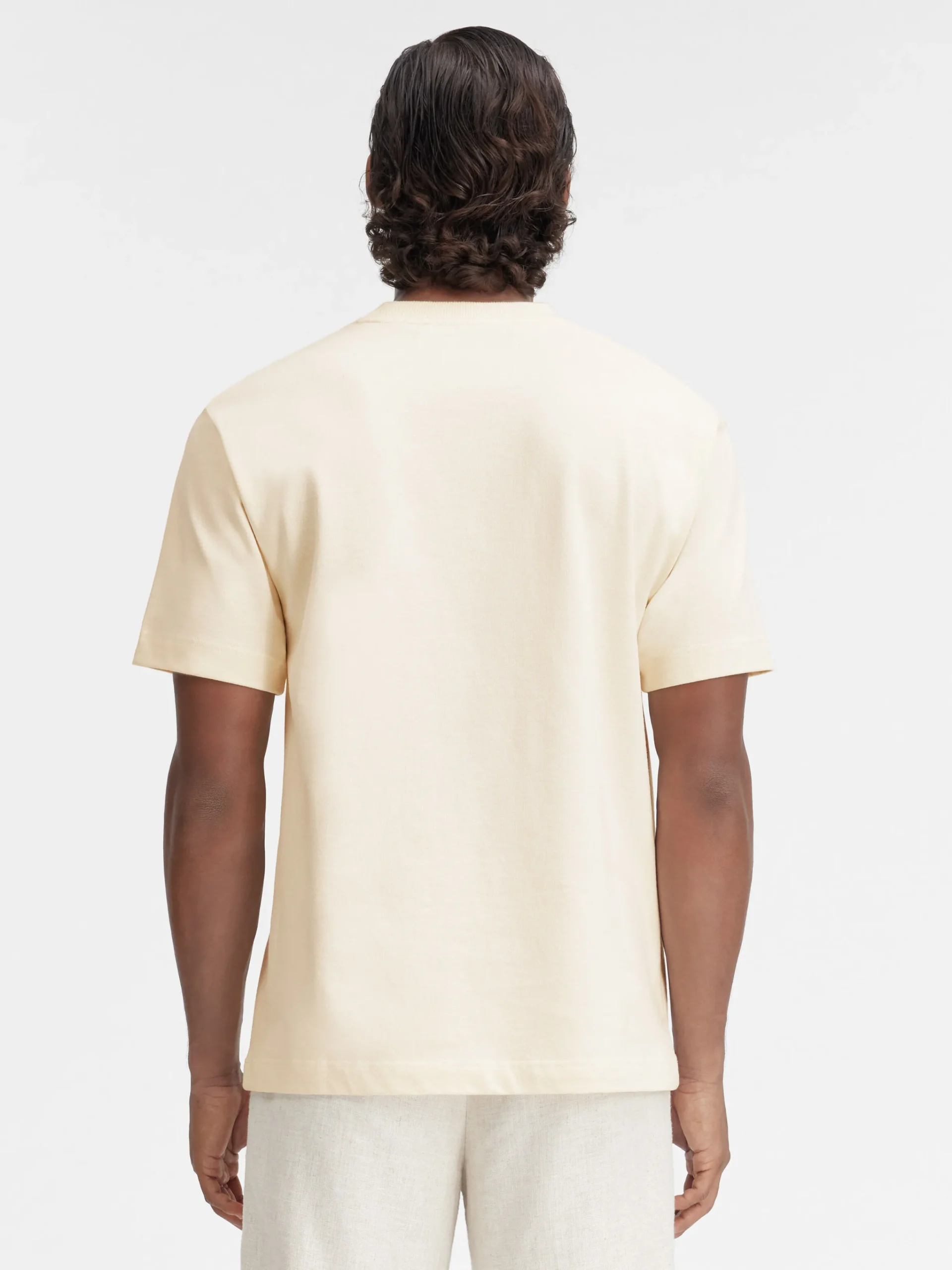 New Jacquemus Het Gros Grain T-shirt Beige