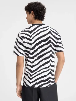 Outlet Jacquemus Het Gros Grain T-shirt Black&WhiteZebra