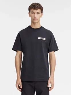 Sale Jacquemus Het Gros Grain T-shirt Black