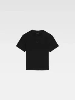 New Jacquemus Het Gros Grain T-shirt Black